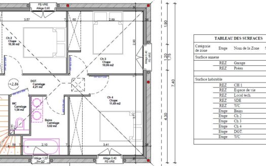 Saint-Geoirs – PROJET DE CONSTRUCTION VILLA PROCHE ST ETIENNE DE ST GEOIRS