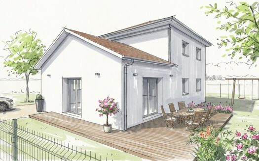 Rives – RIVES limite CHARNECLES (Maison + Terrain)
